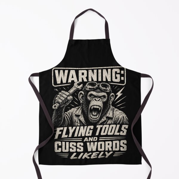 Item preview, Warning Flying Tools and Cuss Words Likely designed and sold by Victor Shadehorn.