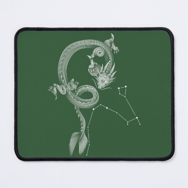Item preview, Draco Constellation Dragon White Minimalist Line Art designed and sold by JAMerArc.