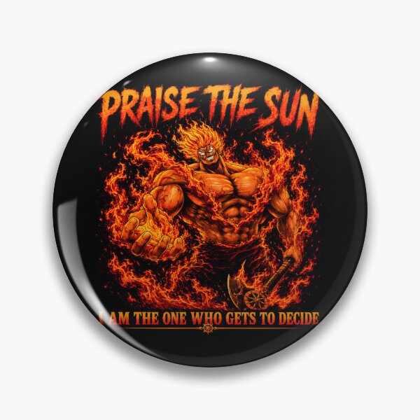 Item preview, Praise The Sun- I Am The One Who Gets To Decide - Fiery Warrior Flames Muscle Power-Aesthetic Design designed and sold by Trinidesigns123.