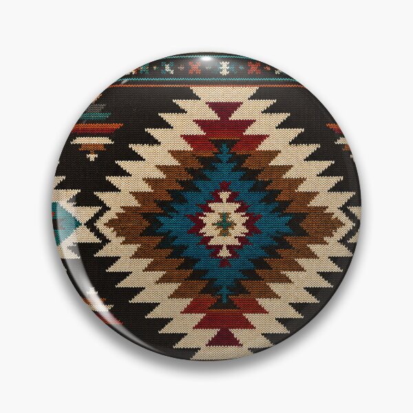 Item preview, Southwestern Geometric Blanket Pattern | Tribal Desert Textile Art designed and sold by BrainCurves.