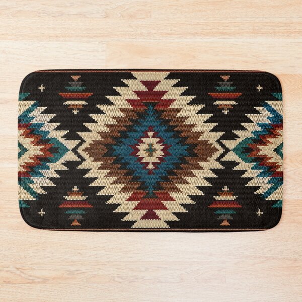 Item preview, Southwestern Geometric Blanket Pattern | Tribal Desert Textile Art designed and sold by BrainCurves.