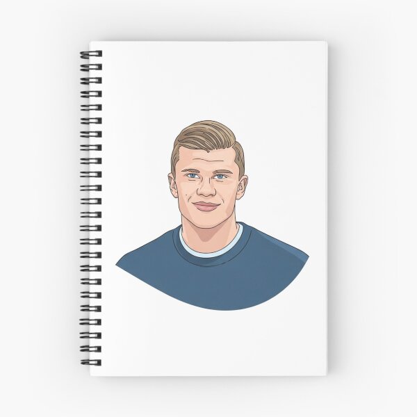 Item preview, Erling Haaland Norwegian Striker Flat Vector Football Art designed and sold by Bangcen.