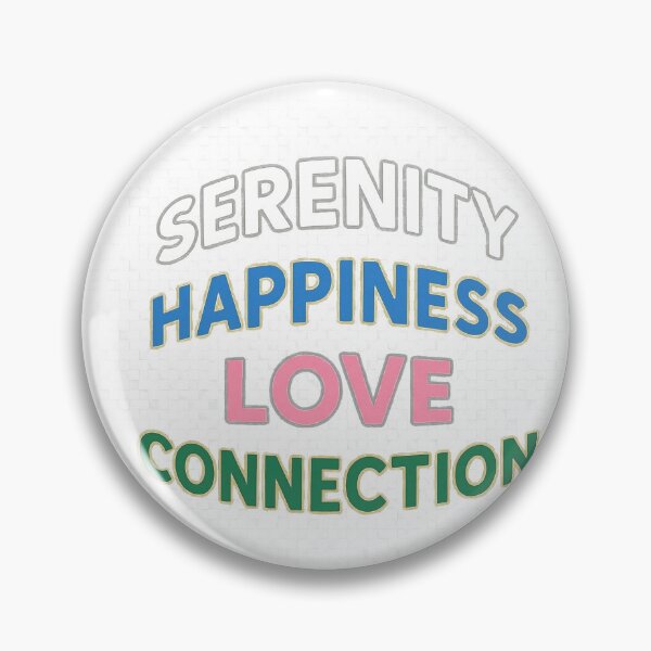 Item preview, Serenity Happiness Love Connection Quote designed and sold by BeverlyBooks.