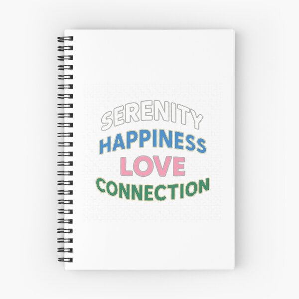 Item preview, Serenity Happiness Love Connection Quote designed and sold by BeverlyBooks.