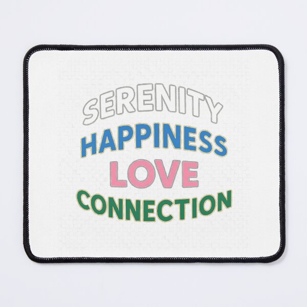 Item preview, Serenity Happiness Love Connection Quote designed and sold by BeverlyBooks.