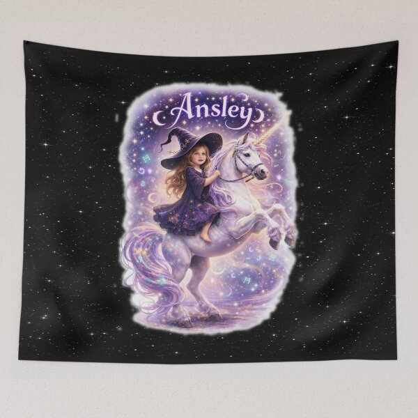 Item preview, Ansley the Star Witch and Her Celestial Unicorn designed and sold by MysticOzzy.