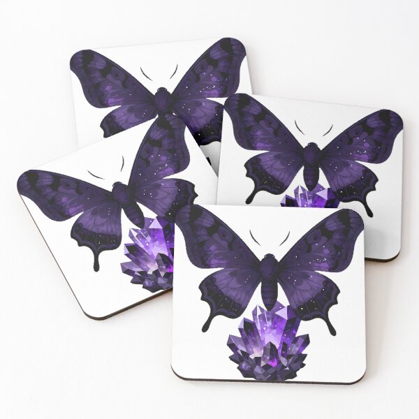 Item preview, Moth Amethyst Crystal designed and sold by IllumeInk.