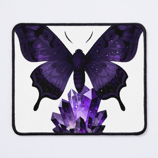 Item preview, Moth Amethyst Crystal designed and sold by IllumeInk.