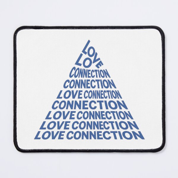 Item preview, Love Connection Pyramid Blue Typography designed and sold by BeverlyBooks.