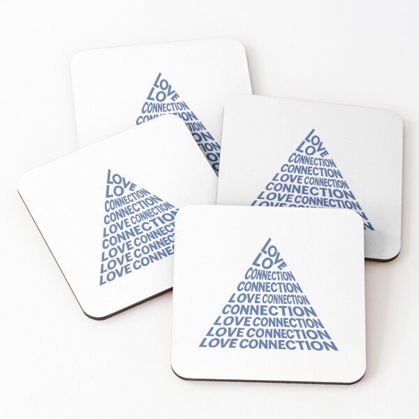 Item preview, Love Connection Pyramid Blue Typography designed and sold by BeverlyBooks.
