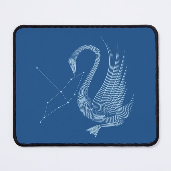 Item preview, Cygnus Swan Constellation Blue Minimalist Line Art designed and sold by JAMerArc.