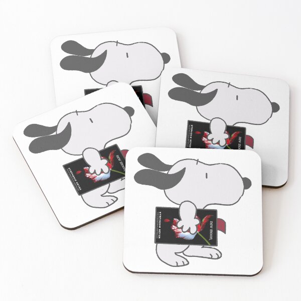 Item preview, snoopy reading new moon designed and sold by liveawhimsylife.
