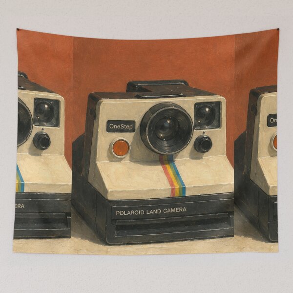 Item preview, "Color Memory" – Vintage Polaroid OneStep Camera Art designed and sold by Moodzu.