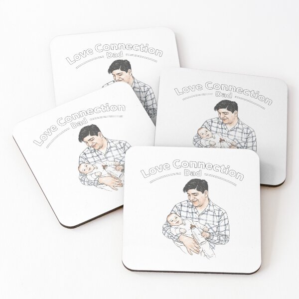 Item preview, Love Connection Dad and Baby Line Art designed and sold by BeverlyBooks.