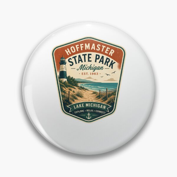 Item preview, Hoffmaster State Park Michigan Est. 1963 Lake Michigan Explore Relax Connect Michigan State Park Travel Souvenir designed and sold by Simsimah26Parks.