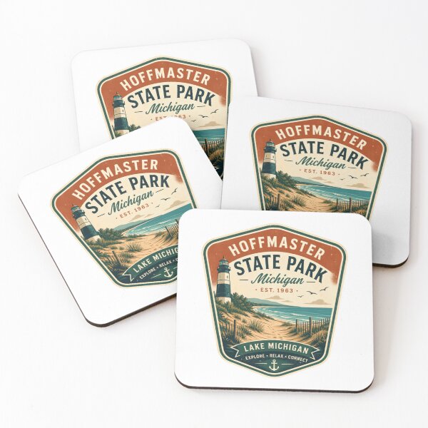 Item preview, Hoffmaster State Park Michigan Est. 1963 Lake Michigan Explore Relax Connect Michigan State Park Travel Souvenir designed and sold by Simsimah26Parks.