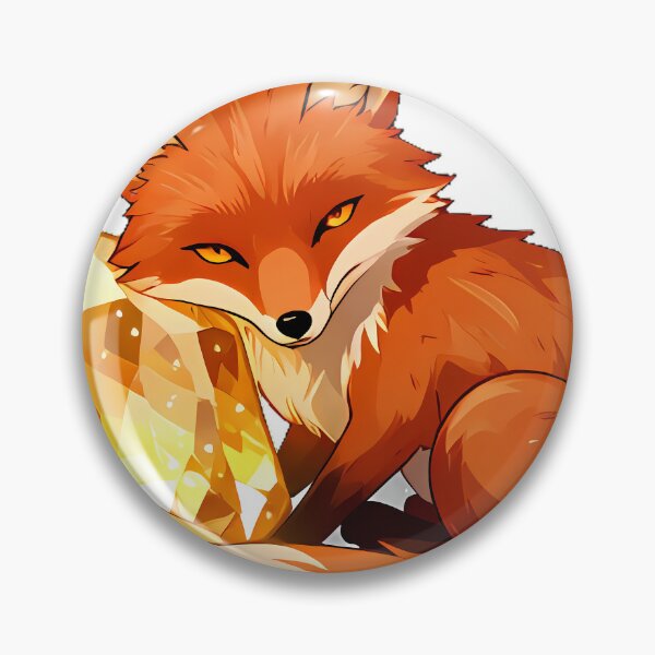 Item preview, Fox Citrine Crystal designed and sold by IllumeInk.