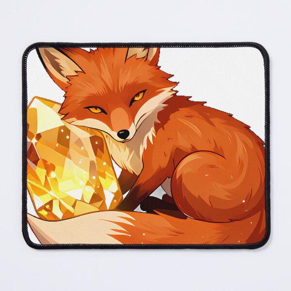 Item preview, Fox Citrine Crystal designed and sold by IllumeInk.