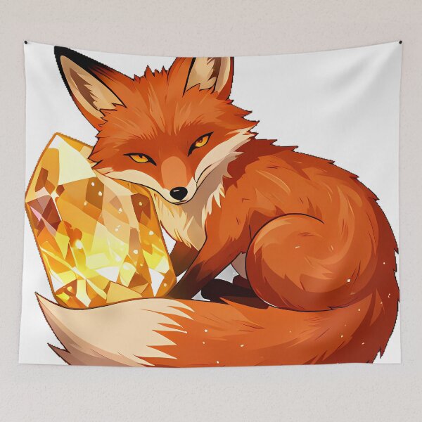 Item preview, Fox Citrine Crystal designed and sold by IllumeInk.
