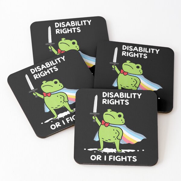 Item preview,  I Will Fight Until Disability Rights Funny Frog Meme designed and sold by Apparel-Vortex.