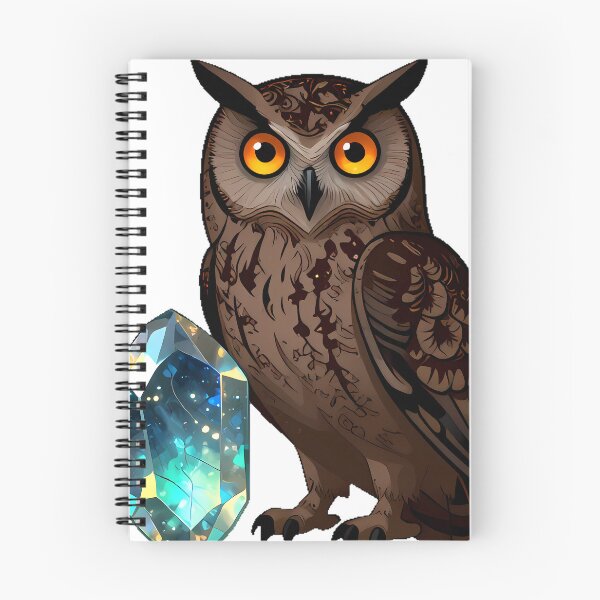 Item preview, Owl Labradorite Crystal designed and sold by IllumeInk.