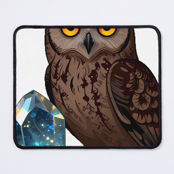 Item preview, Owl Labradorite Crystal designed and sold by IllumeInk.
