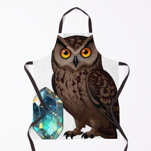 Item preview, Owl Labradorite Crystal designed and sold by IllumeInk.