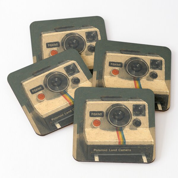 Item preview, "Instant Summer" – Vintage Polaroid Camera Art designed and sold by Moodzu.