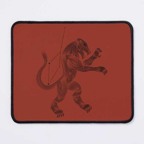 Item preview, Leo Minor Black Celestial Lion Design designed and sold by JAMerArc.
