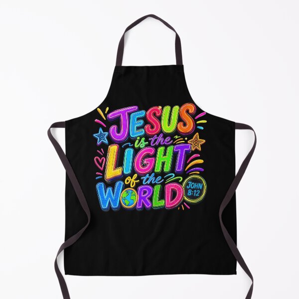 Item preview, Jesus Is The Light Of The World John 812 Christian Vbs Neon designed and sold by Apparel-Vortex.