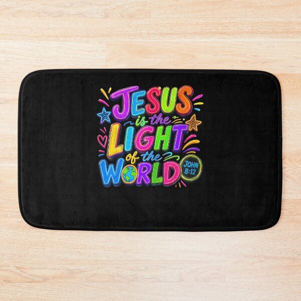 Item preview, Jesus Is The Light Of The World John 812 Christian Vbs Neon designed and sold by Apparel-Vortex.