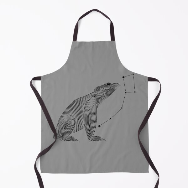 Item preview, Ursa Minor Constellation Black Little Bear Star Art designed and sold by JAMerArc.