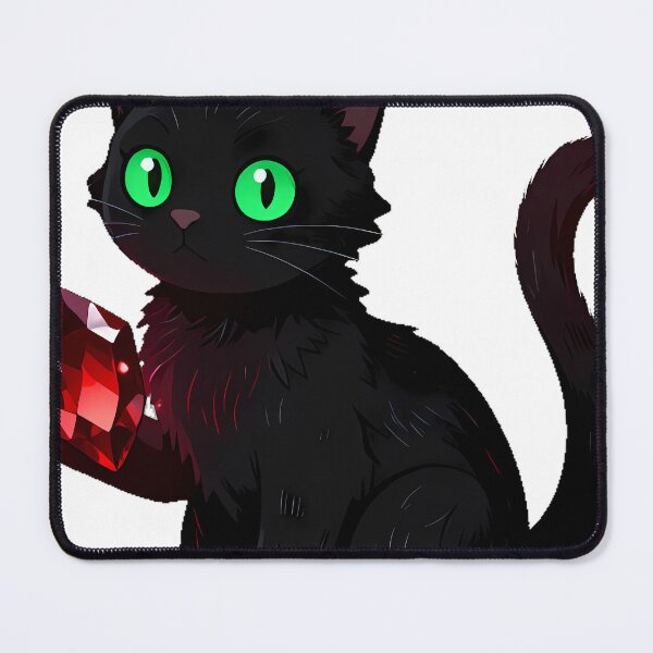 Item preview, Black Cat Garnet Crystal designed and sold by IllumeInk.