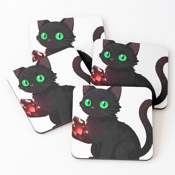 Item preview, Black Cat Garnet Crystal designed and sold by IllumeInk.
