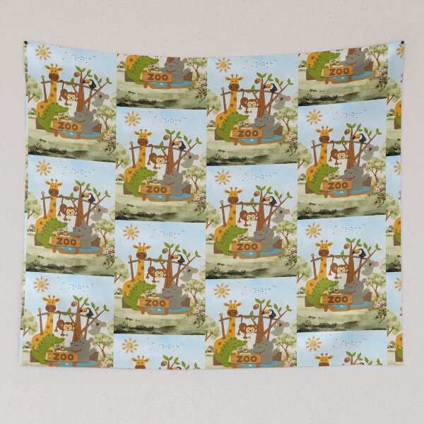 Item preview, Playful Zoo Animals designed and sold by Seed of Faith Designs.