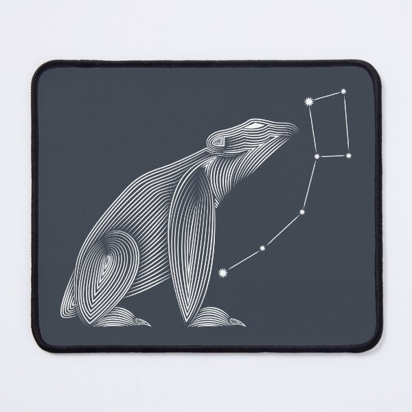 Aperçu de l'œuvre Constellation de la Petite Ourse, art de l'étoile blanche créée et vendue par JAMerArc.