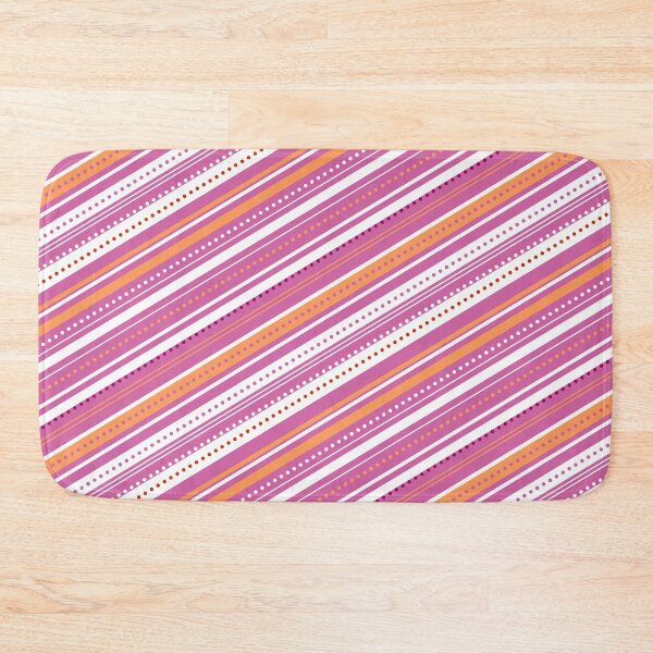 Item preview, Subtle Lesbian Pride Colors Diagonal Stripes designed and sold by humnoo.