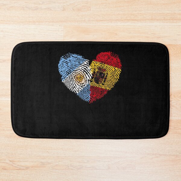Item preview,  Half Spain Half Argentine Fingerprints Flags Spain Argentina designed and sold by Apparel-Vortex.