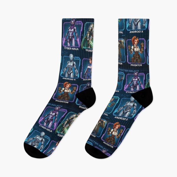 Item preview, Ultimate Gamer Character Select Screen | RPG Heroes Sci-Fi Warriors Gaming T-Shirt Design designed and sold by Bhaskar Digital Art.