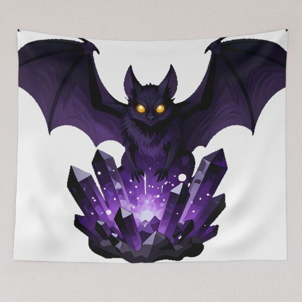 Item preview, Bat Amethyst Crystal designed and sold by IllumeInk.