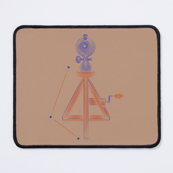 Item preview, Antlia Constellation Blue and Orange Scientific Line Art designed and sold by JAMerArc.