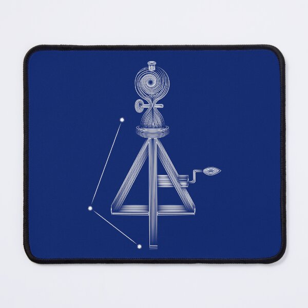 Item preview, Antlia Constellation White Scientific Line Art designed and sold by JAMerArc.