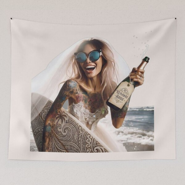 Item preview, Gothic Bachelorette Party Champagne Surfboard designed and sold by Voodoo Store Paranormal Collections.