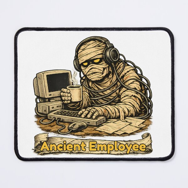 Item preview, Ancient Employee- Funny Mummy Office Worker designed and sold by Buli89.