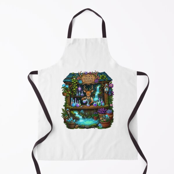 Item preview, Deer's Magical Elixirs | Enchanted Forest Potion Shop | Fantasy Alchemist | Cottagecore Woodland Magic designed and sold by MrDev.