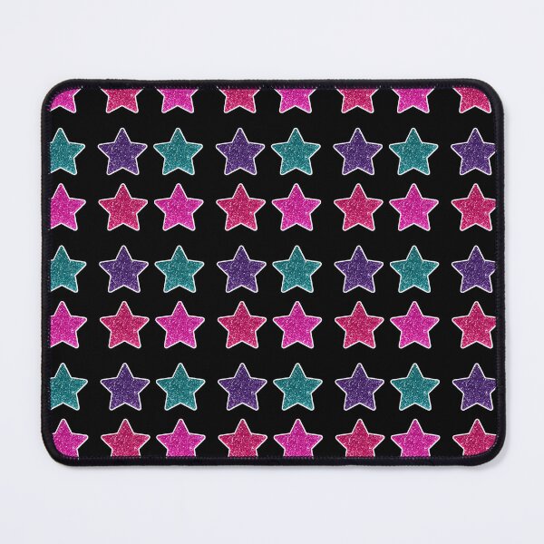 Item preview, Colorful star Aesthetic Cute Glitter Stars Pink Purple Teal Cozy Vibe Pastel Stars designed and sold by Art IN Pack.