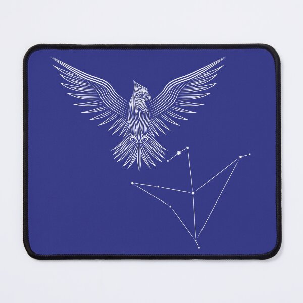 Item preview, Aquila Eagle Constellation White Minimalist Line Art designed and sold by JAMerArc.