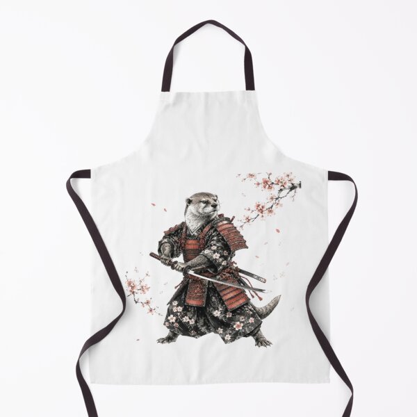 Item preview, Samurai Otter and the Sakura Blossoms | Japanese Feline Warrior designed and sold by Natalia-Vlad.