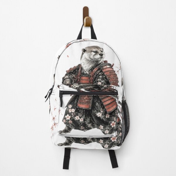 Item preview, Samurai Otter and the Sakura Blossoms | Japanese Feline Warrior designed and sold by Natalia-Vlad.