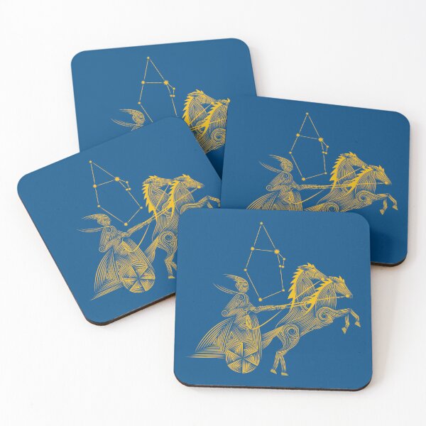 Item preview, Auriga Yellow Minimalist Line Art designed and sold by JAMerArc.